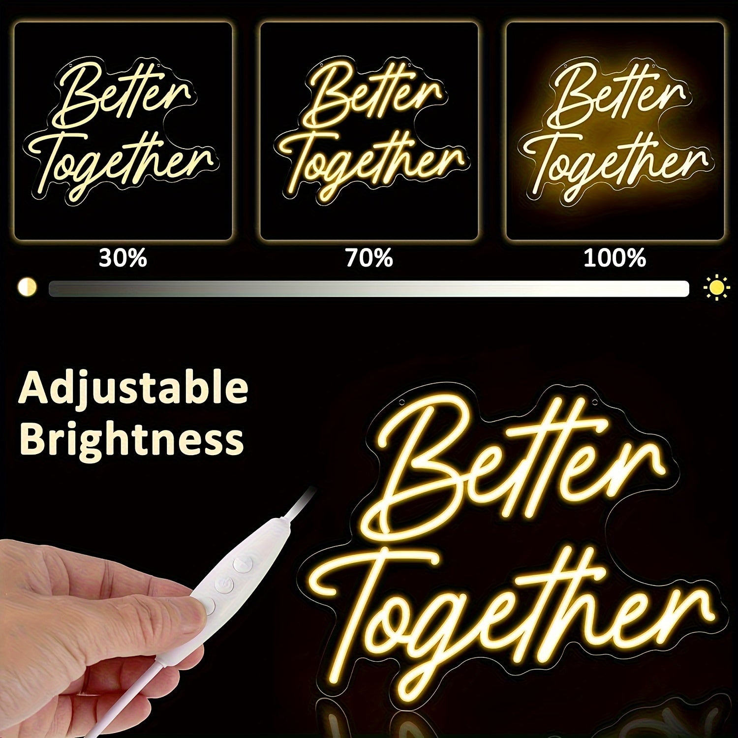 Better To Gether LED Neon Sign