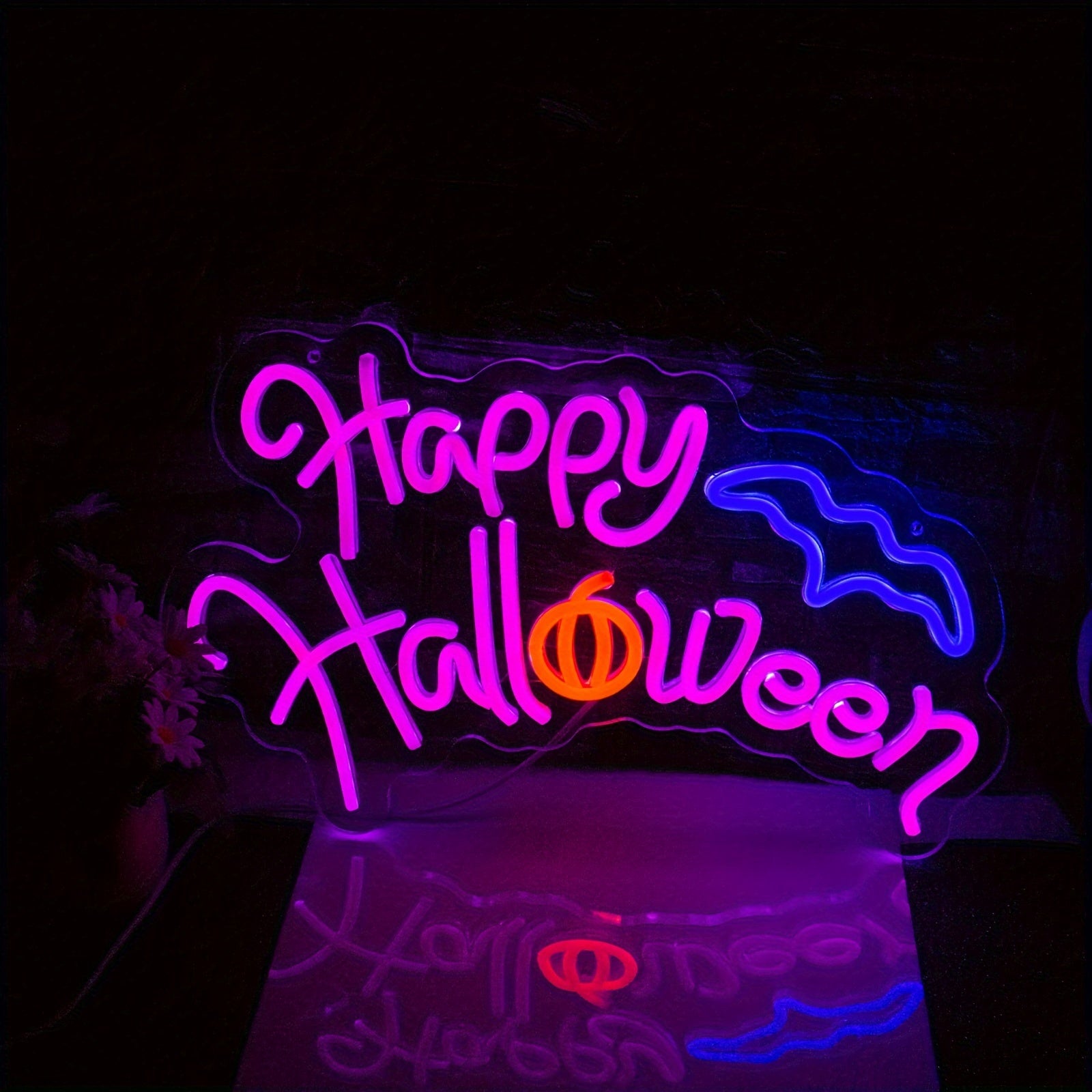 Happy Halloween LED Neon Sign