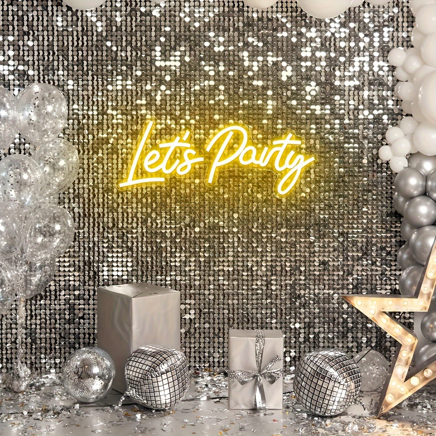 Let's Party LED Neon Sign