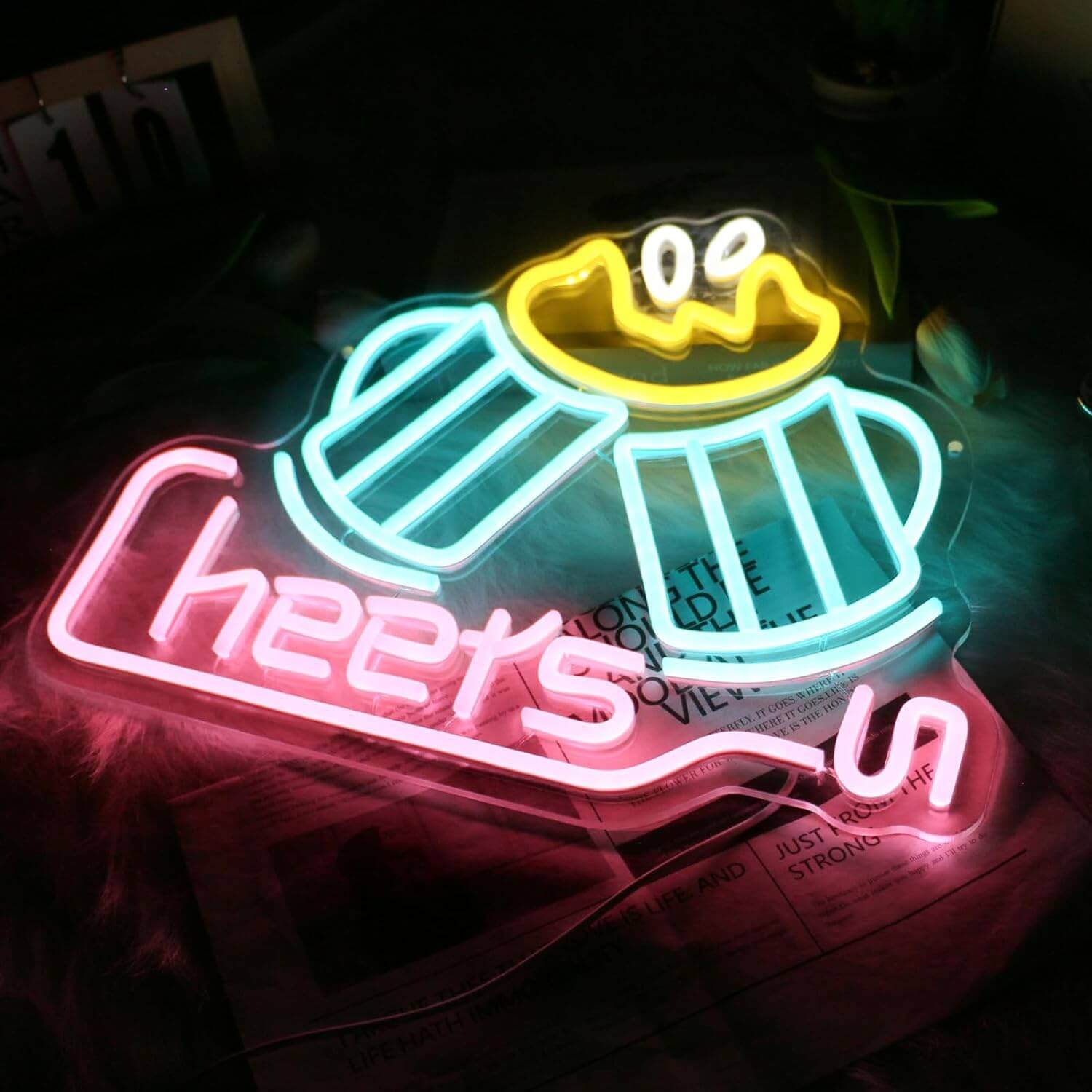 UponRay Cheers LED Neon Sign