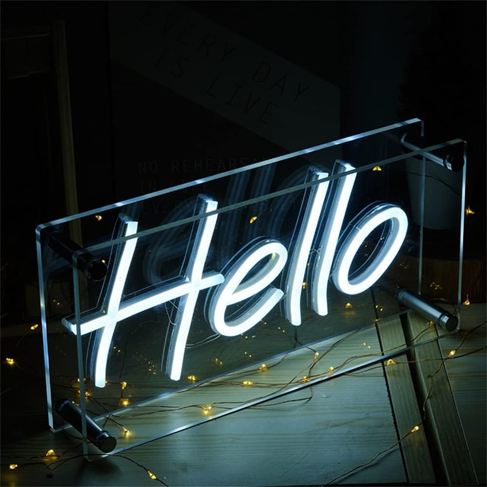 Desk LED Neon Sign