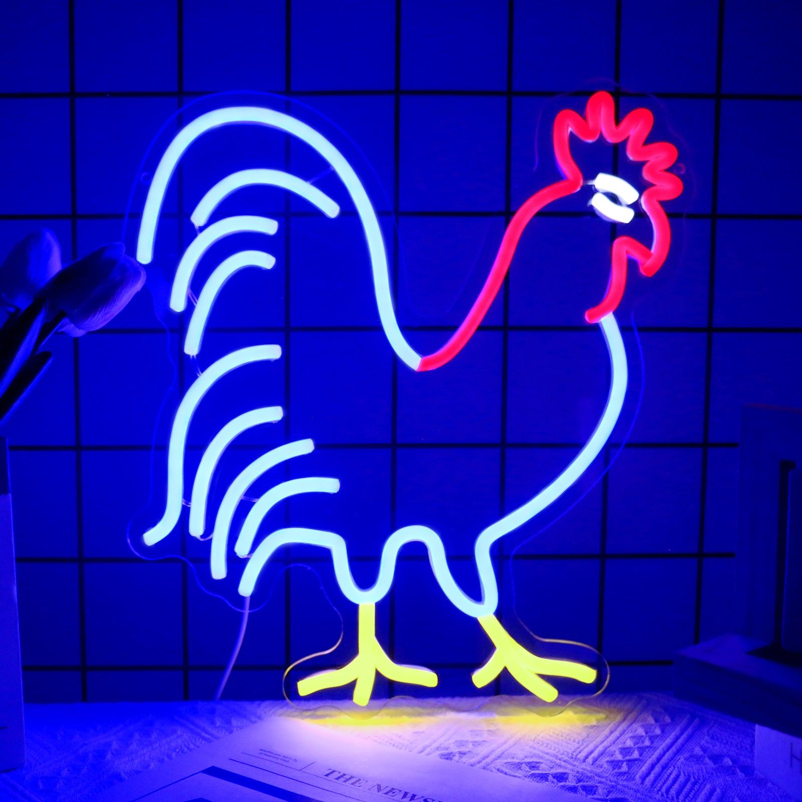 Rooster01 Neon Sign