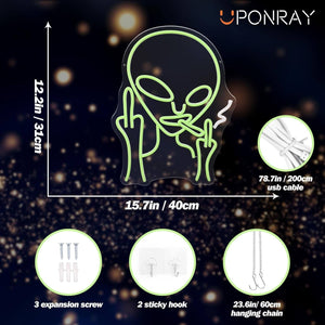 Uponray Alien Neon Sign