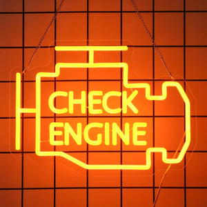 Uponray Check Engine Neon Signs