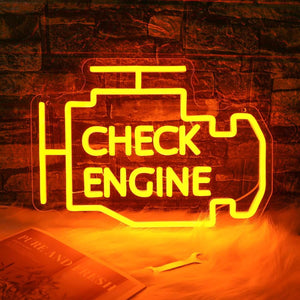 Uponray Check Engine Neon Signs